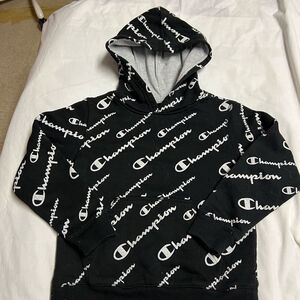 Champion Youth Size 6 Hoodie With Champion Logos Great Condition